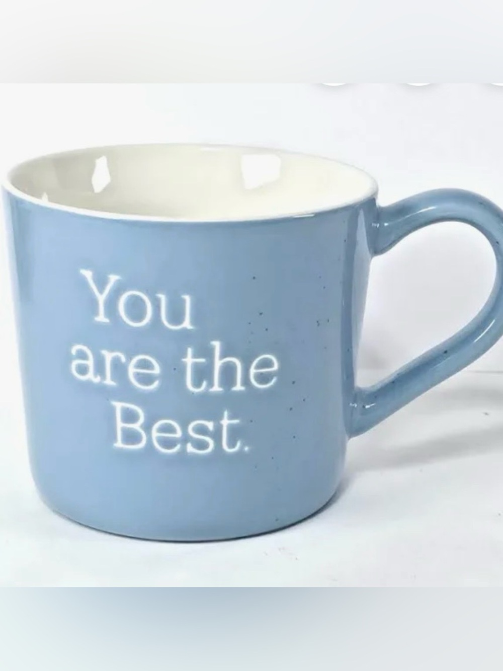 THRESHOLD light blue ceramic “YOU ARE THE BEST” mug